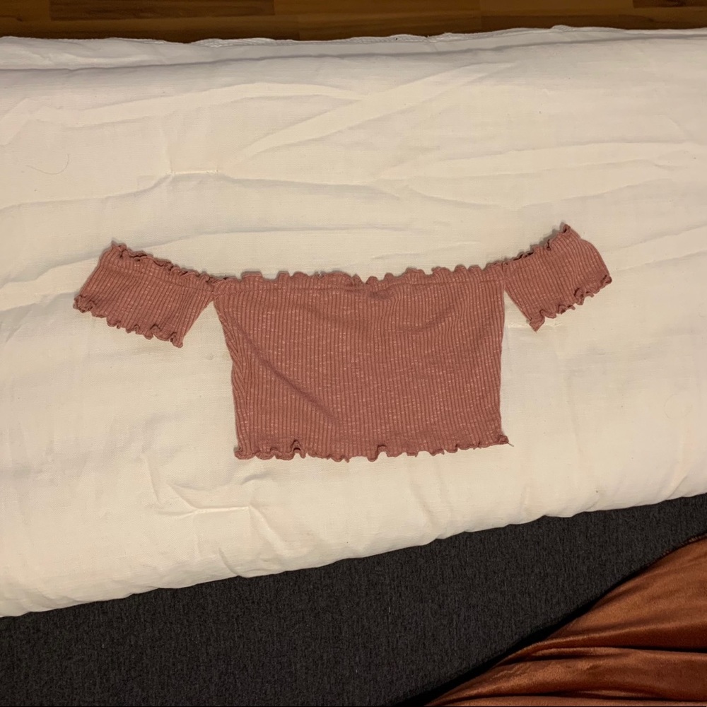 Pink crop top
